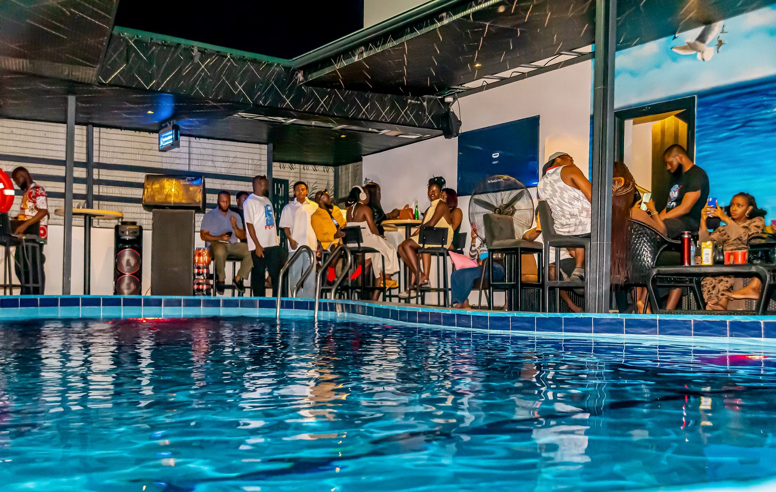 After dark — Arena Continental, Apo, Abuja